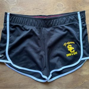 USC Speedo Women’s Athletic Shorts Elastic Waist w/ Trojan SC - Swim & Drive